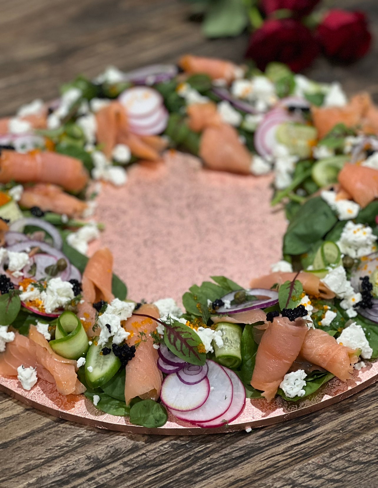 Smoked Salmon Wreath