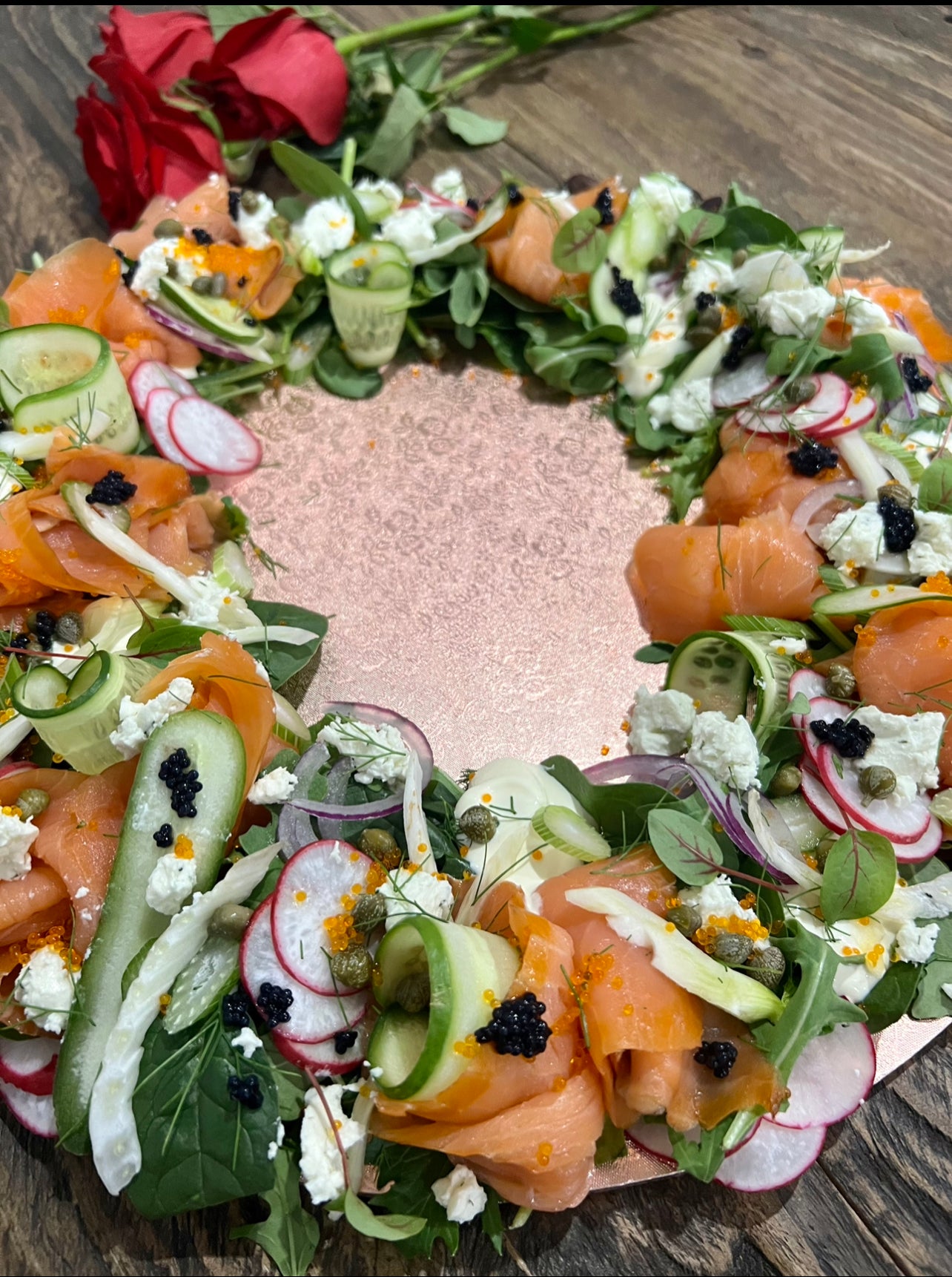 Smoked Salmon Wreath