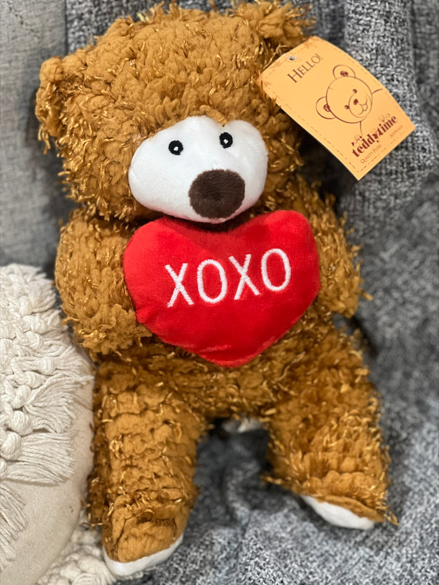 Brown Teddy Bear THE PLATTER & POSY CO.